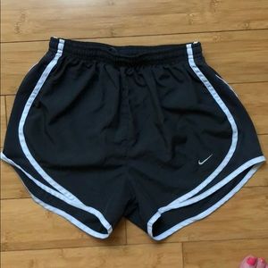 Charcoal grey Nike tempo shorts